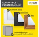 EASYmaxx Moskitonetz Magic Fit Anthrazit Teleskop-Insektenschutzgitter Bild 5