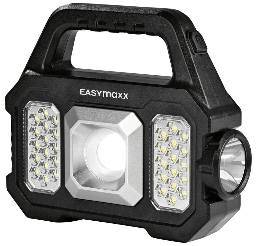 EASYmaxx Arbeitsleuchte LED COB Akku Solar USB-C - Bild 3