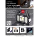 EASYmaxx Arbeitsleuchte LED COB Akku Solar USB-C Bild 4
