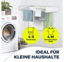 EASYmaxx Wandwäschetrockner Edelstahl Klappbar Platzsparend Bild 3