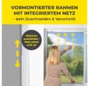 EASYmaxx Insektenschutz-Fensterrahmen Teleskop-Insektenschutzgitter Weiß Bild 1