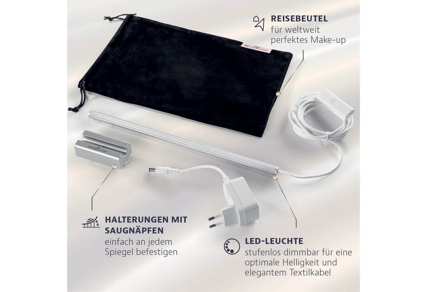 MY BEAUTY LIGHT Spiegelleuchte Glamour Edition 5-in-1 LED - Bild 3