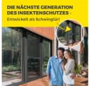 EASYmaxx Moskitonetz Magic Fit Anthrazit Teleskop-Schwingtür Bild 2