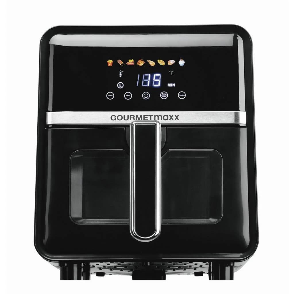 Gourmetmaxx Heißluftfritteuse Schwarz Silber 5L - Bild 2