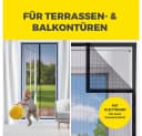 EASYmaxx Moskitonetz Schwarz Magic Klick Insektenschutzvorhang Bild 3