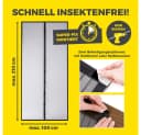 EASYmaxx Moskitonetz Schwarz Magic Klick Insektenschutzvorhang Bild 5