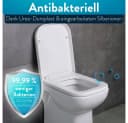 Benkstein WC-Sitz Duroplast eckig weiß Soft-Close Bild 4