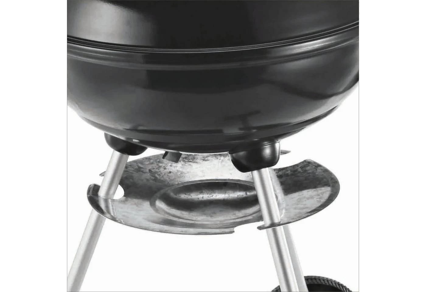 LANDMANN Holzkohlegrill Kugelgrill Ø 37 cm Schwarz mit Deckel - Bild 3