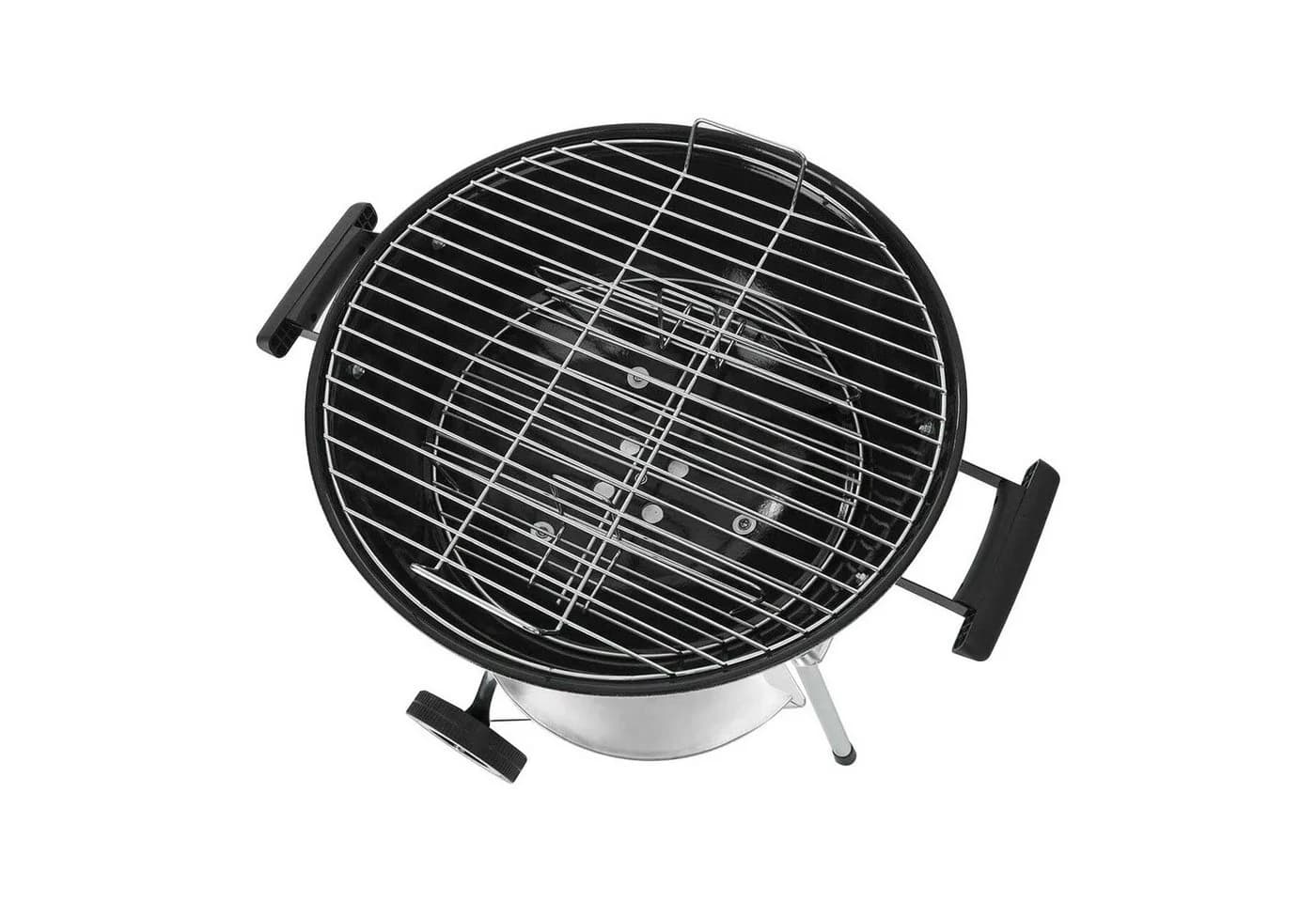 LANDMANN Holzkohlegrill Kugelgrill Ø 37 cm Schwarz mit Deckel - Bild 4
