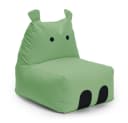 Lumaland Sitzsack Kinder Hippo Tier Kissen Grün Bild 2