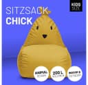 Lumaland Sitzsack Kinder Kissen Tierdesign Kuschelkissen Bild 1