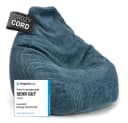 Lumaland Sitzsack GIANT Cord Dunkelblau mit Stabiler Lehne Bild 2