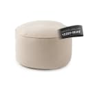 Lumaland Pouf Sitzsack Teddy 50L Beige - Weicher Waschbarer Sitzhocker Bild 2