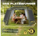 Lumaland Pop-up-Pavillon sechseckig 155x215x167cm Bild 1