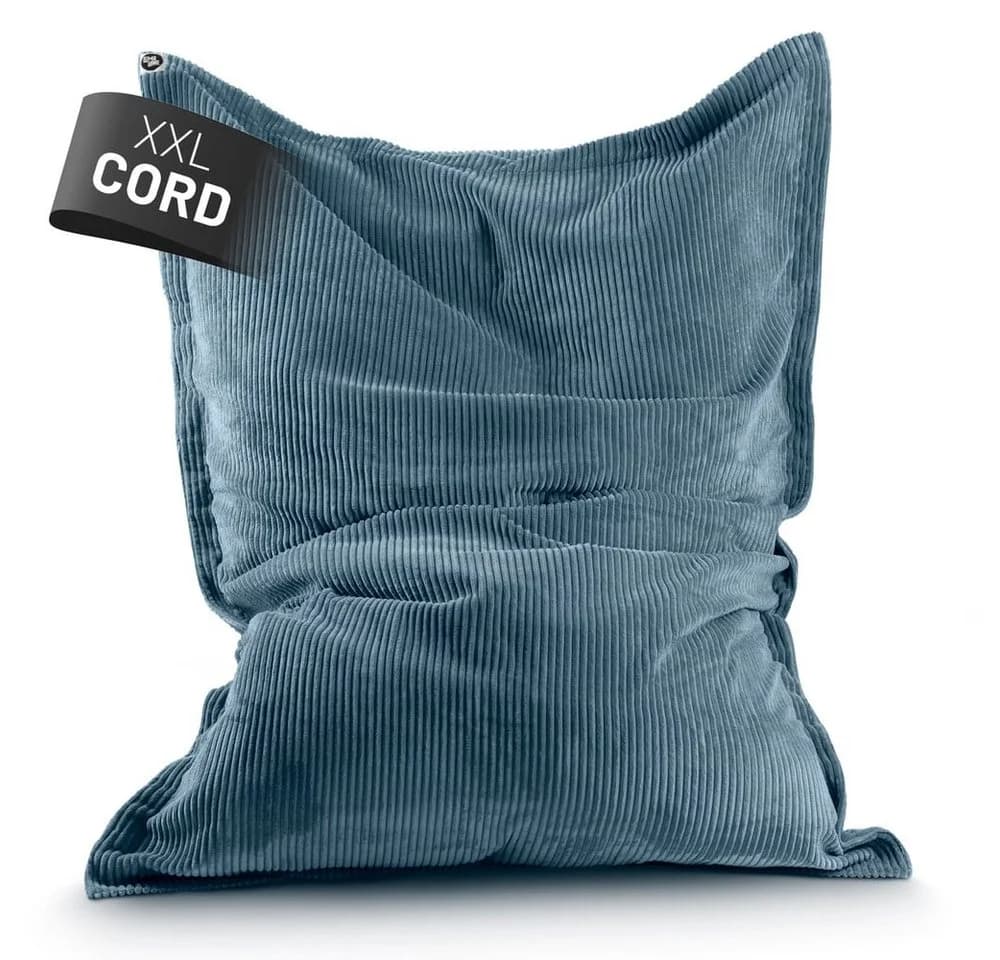 Lumaland Sitzsack Classic XXL Cord 380l Blau - Bild 2