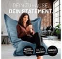 Lumaland Sitzsack Classic XXL Cord 380l Blau Bild 3