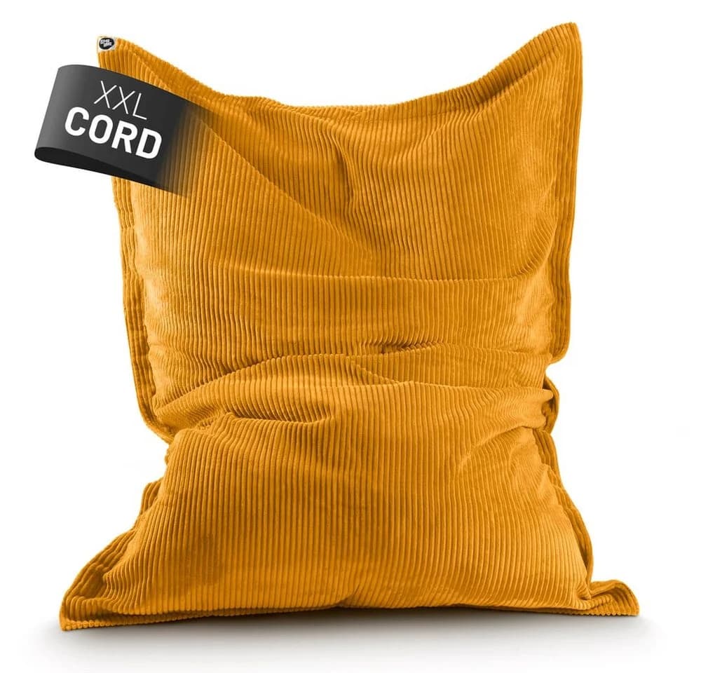 Lumaland Sitzsack Classic XXL 380l Cord Senfgelb - Bild 2