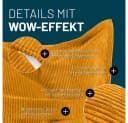 Lumaland Sitzsack Classic XXL 380l Cord Senfgelb Bild 4
