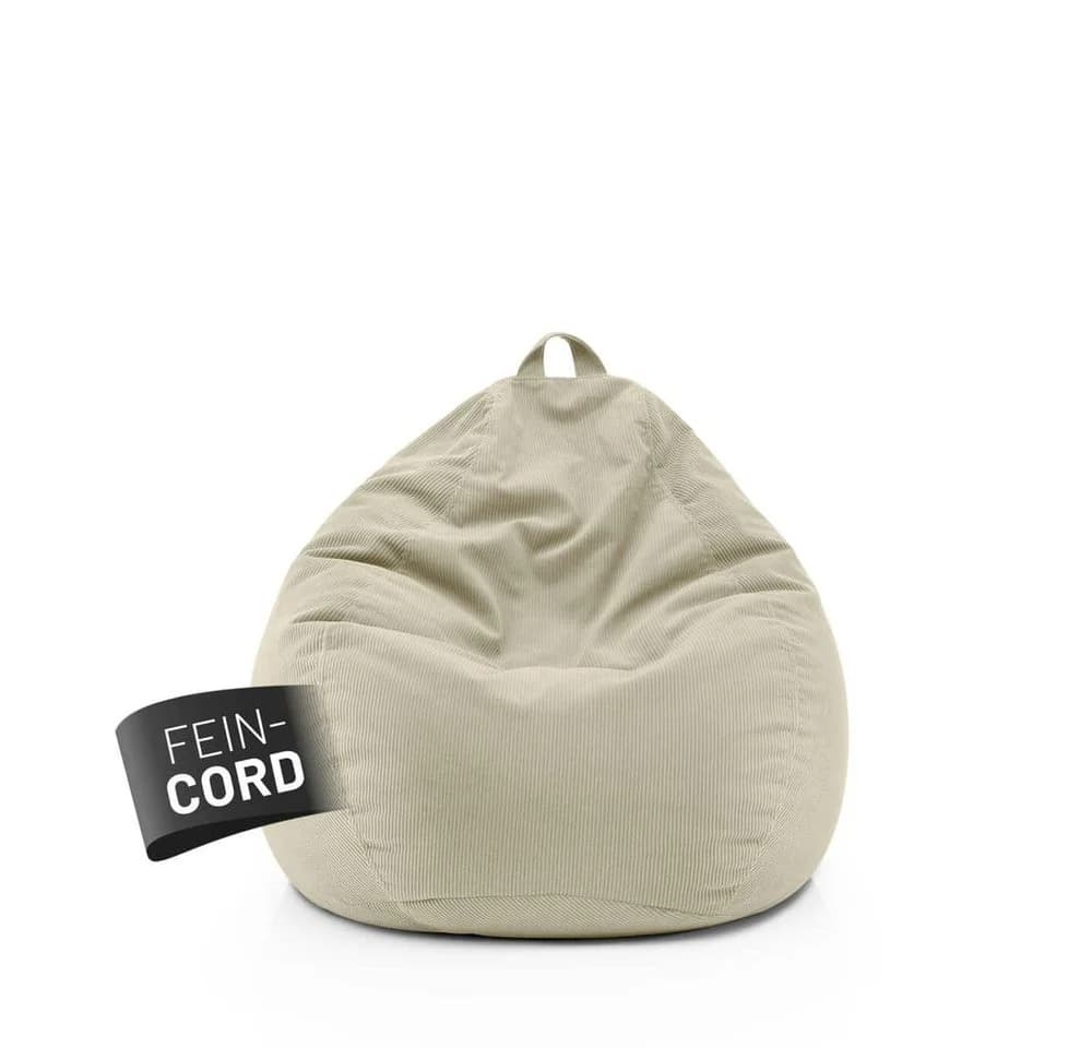 Lumaland Sitzsack Comfort Line Feincord Beige - Bild 2