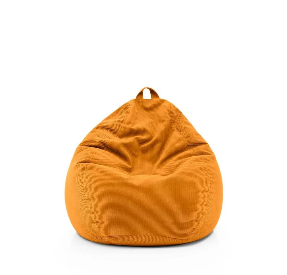 Lumaland Sitzsack Comfort Line Fein Cord Senfgelb