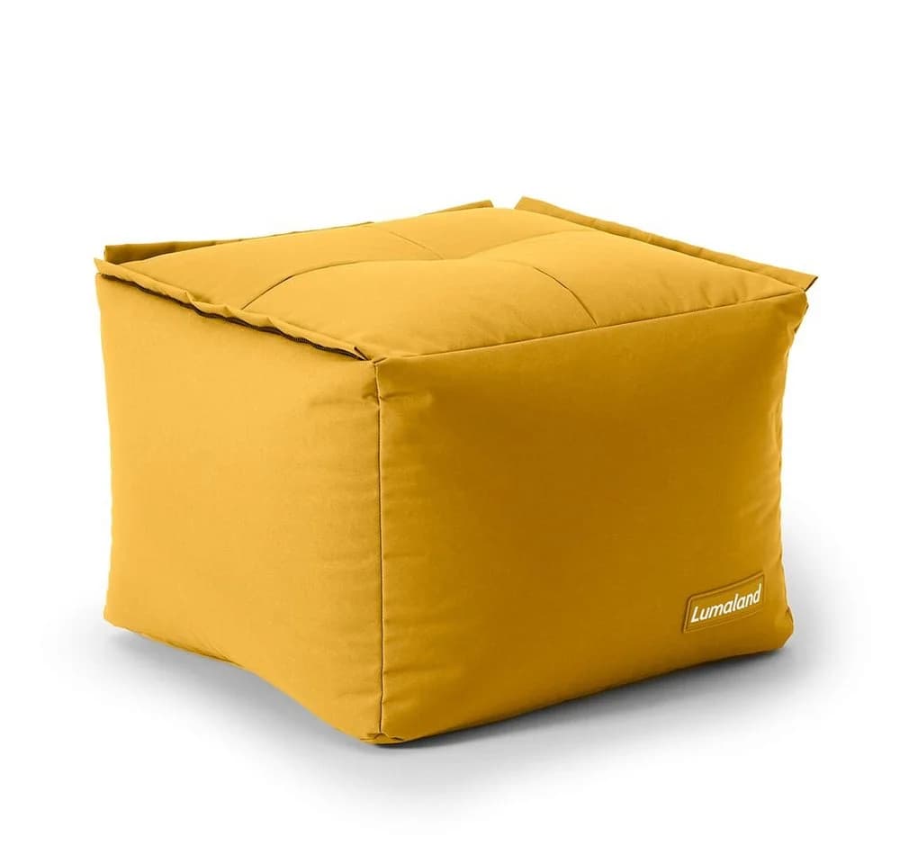 Lumaland Modulare Sitzsack Senfgelb Wasserfest Abnehmbar - Bild 2