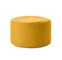 Gemütlicher Sitzsack, Sitzhocker oder Pouf in Senfgelb Bild 2