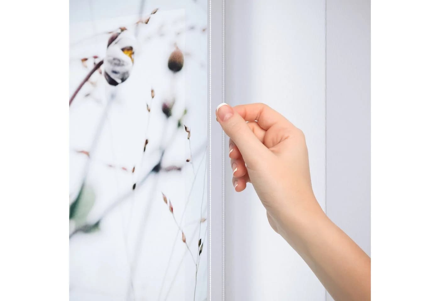 Rollo Rollo, Roomy, Klemmbar, Anschraubbar, Pink Flowers - Bild 5