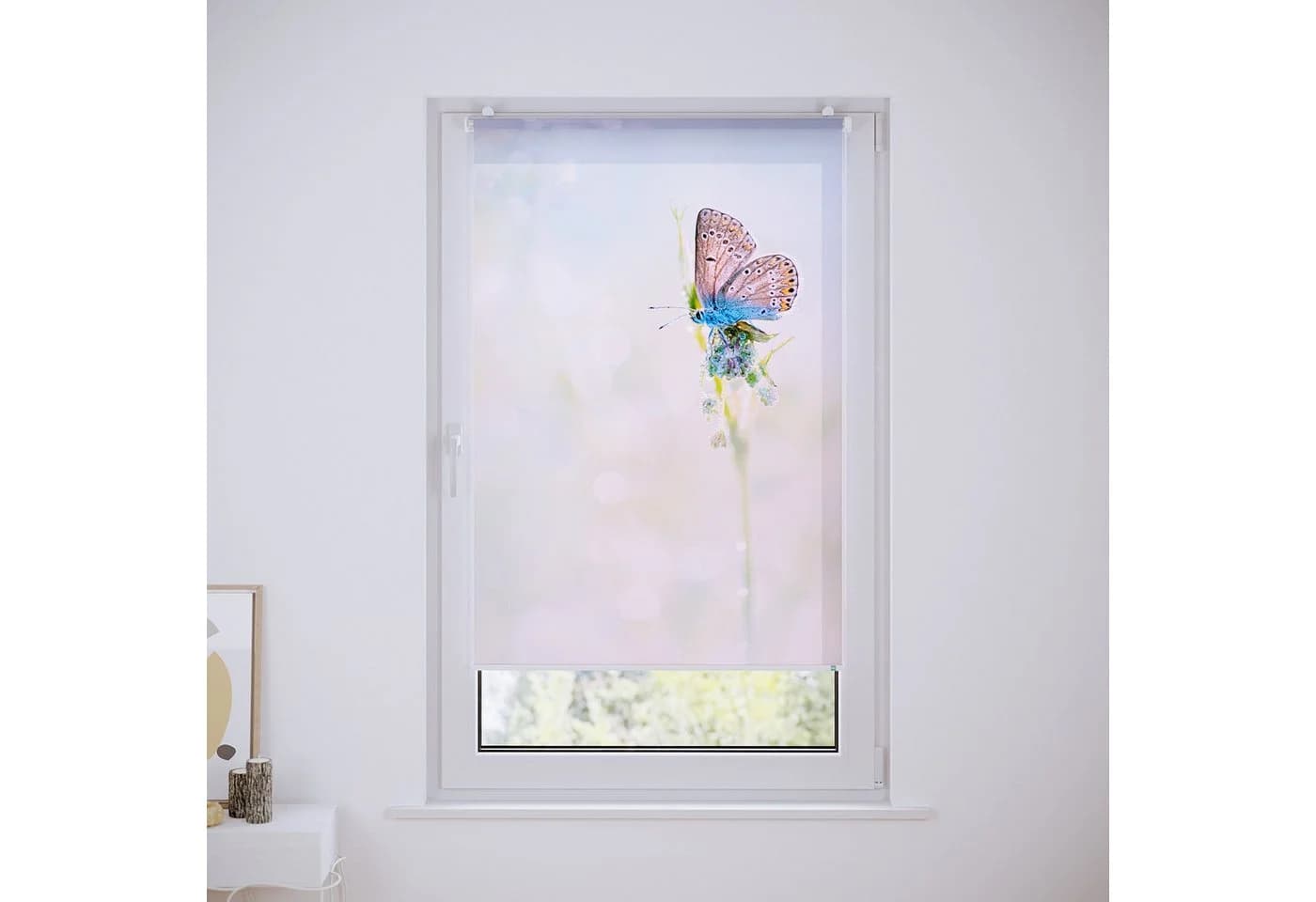 Roomy Rollo Blue Butterfly Klemmbar & Anschraubbar - Bild 3