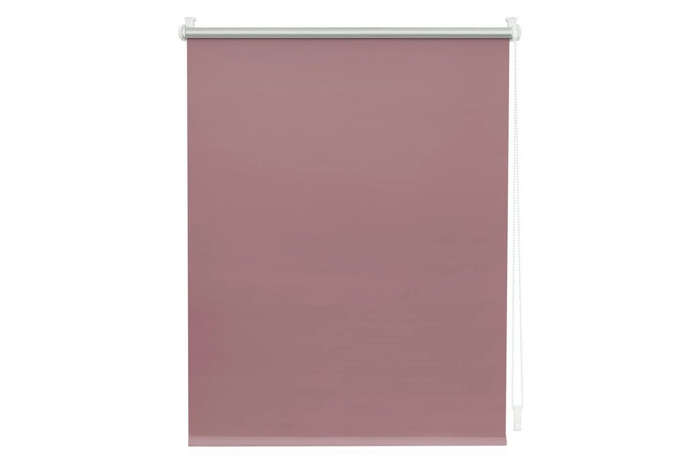 Verdunklungsrollo LICHTBLICK Klemmfix Altrosa 80x150cm - Bild 3