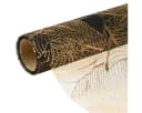 Viana Tischläufer Schwarz-Gold Organza mit Blättermuster Bild 2