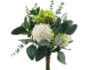 Viana Kunstblumenstrauß Schneeball Eukalyptus Grün Bild 2