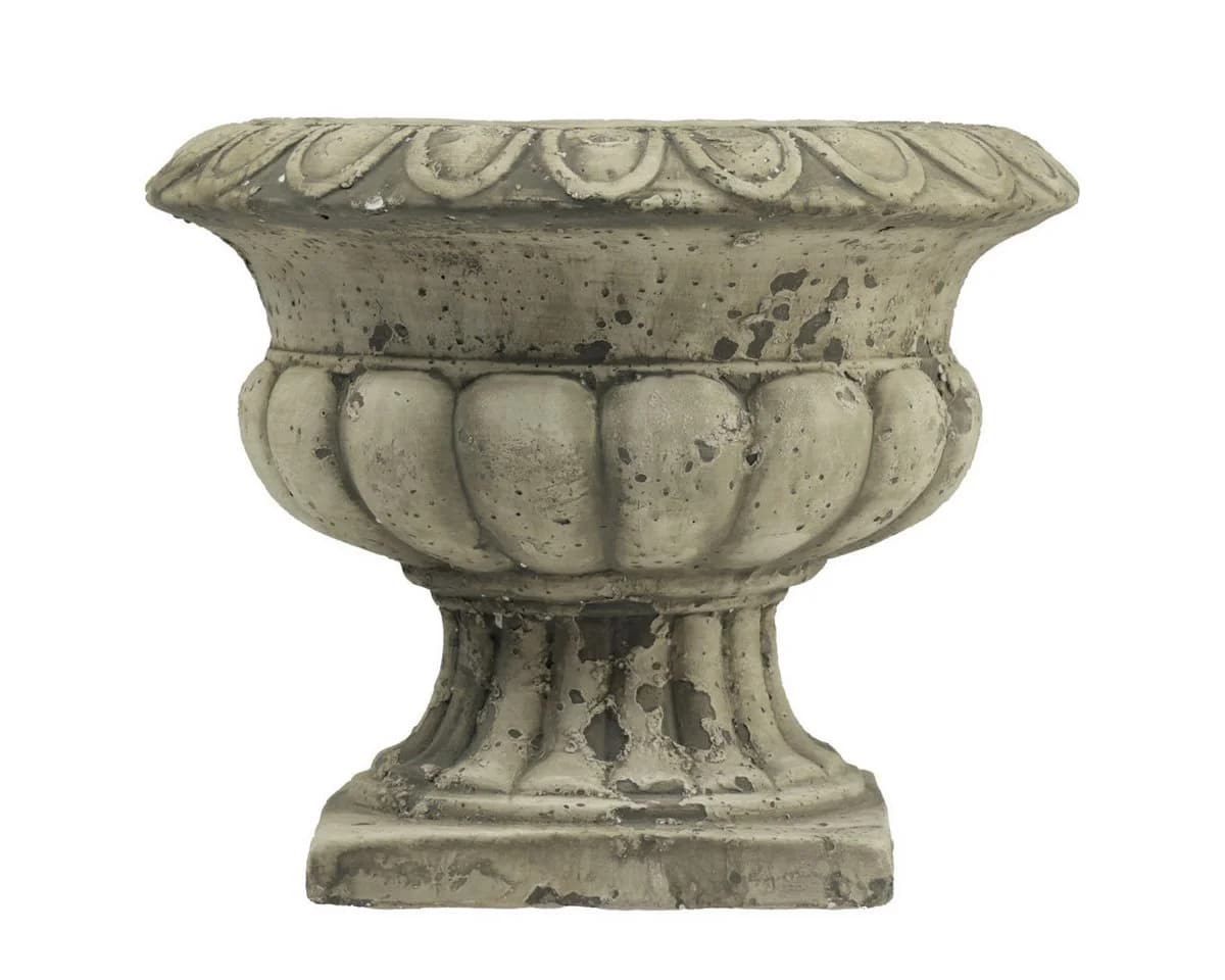 Viana Pflanzschale Antiklook Beton Grau Ø20cm - Bild 4