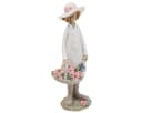 Viana Dekofigur Gärtner Frau Polyresin Blumen Bild 1