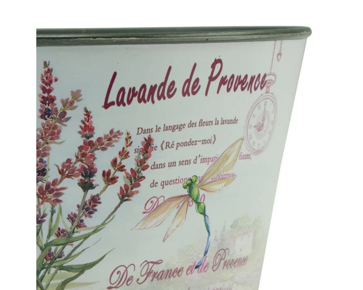Florists Products Blumentopf Runder Deko-Übertopf mit Lavendelmotiv