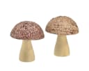 Florists Products Holzpilze Streudeko Herbstdeko Natur Braun 8er Set Bild 2