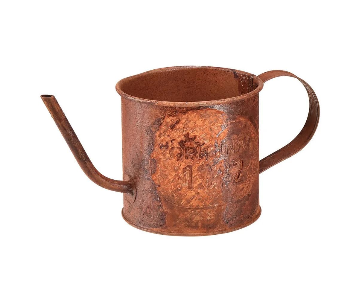Viana Mini Pflanztopf Vintage Metall Rost-Optik Deko