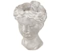 Viana Übertopf Frauenkopf Shabby Chic Antik Weiß Grau Bild 2