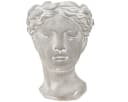 Viana Übertopf Frauenkopf Shabby Chic Antik Weiß Grau Bild 3