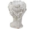 Viana Übertopf Frauenkopf Shabby Chic Antik Weiß Grau Bild 4