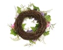 Viana Dekokranz Künstlicher Kranz Anemonen Margeriten Lila Weiß Bild 3