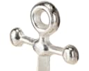 Viana Dekofigur Anker Silber Metall Holz Maritim 31cm Bild 1