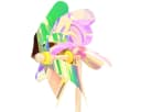 Viana Vogelabwehr-Windmühle Irisierend Blumen Deko 2er Set Bild 1