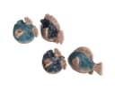 Viana Dekofigur Kleine Fische Keramikdeko Blau Maritim 6-9cm 4er Set Bild 3