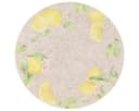 Viana Filz Platzdeckchen Grau Gelb Zitronen Sommer 31cm 2er Set Bild 2