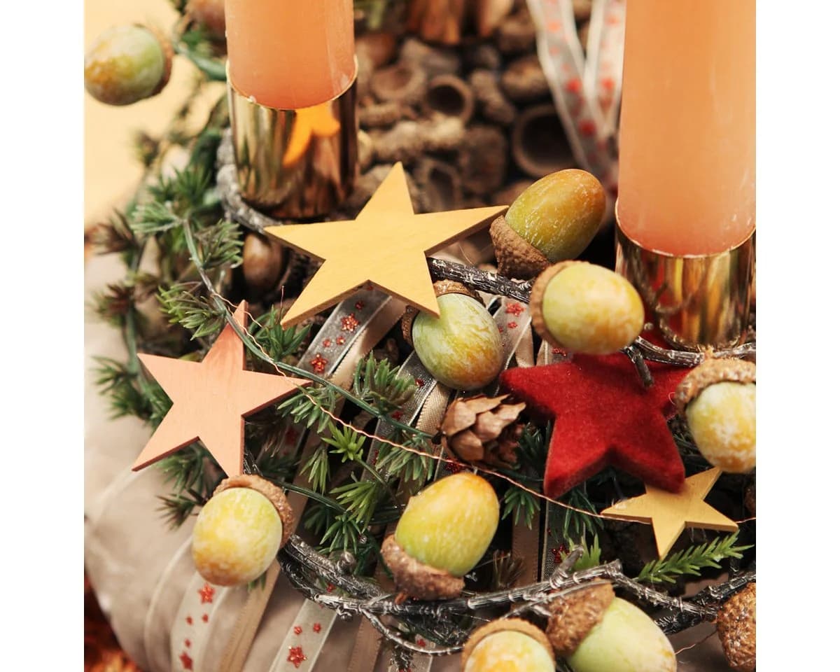 Florists Products Deko-Zweig mit Künstlichen Eicheln Herbstdeko