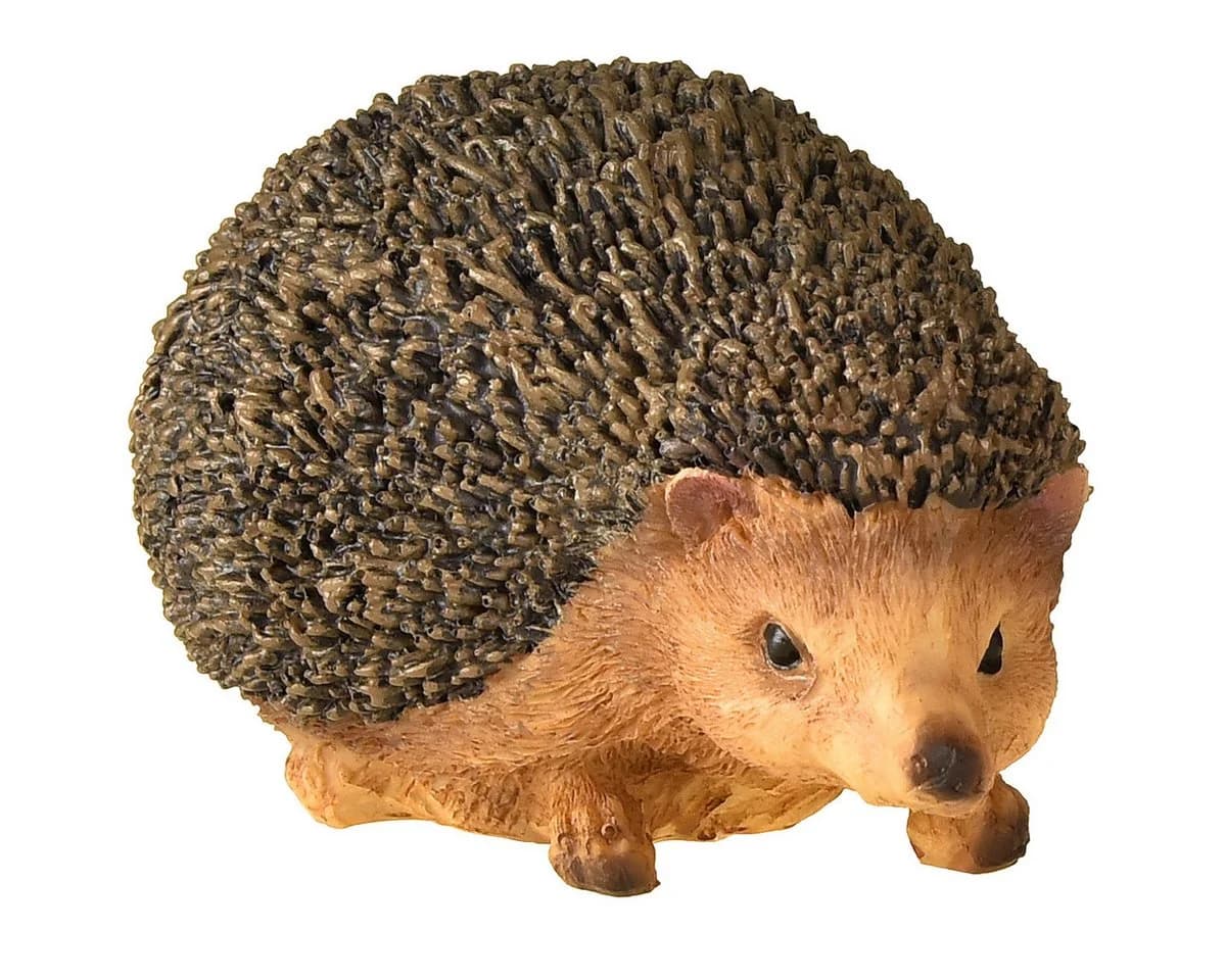 Florists Products Igel Deko Handbemalt Herbst Braun Polyresin - Bild 2