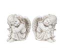 Viana Trauer Engel Creme Grabschmuck 2 Stück Bild 2