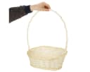 Viana Dekokorb Präsentkorb Deko-Geschenkkorb hell 38x27cm mit Henkel Bild 1