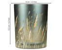 Viana Windlicht Glas filigranes Gräsermotiv 2er Set Bild 1