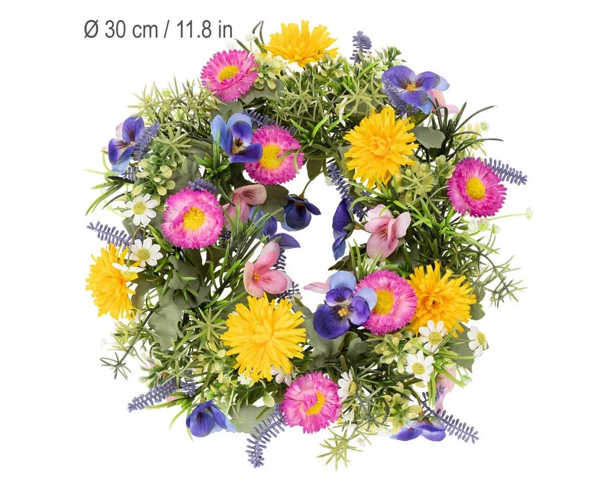 Viana Blumendekokranz Frühlingshafter Dekokranz